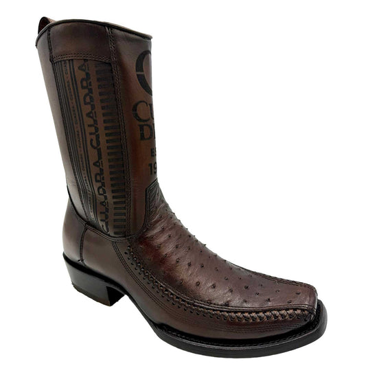 Botas Cuadra Avestruz Flame Chocolate 1J2KA1 cj 304