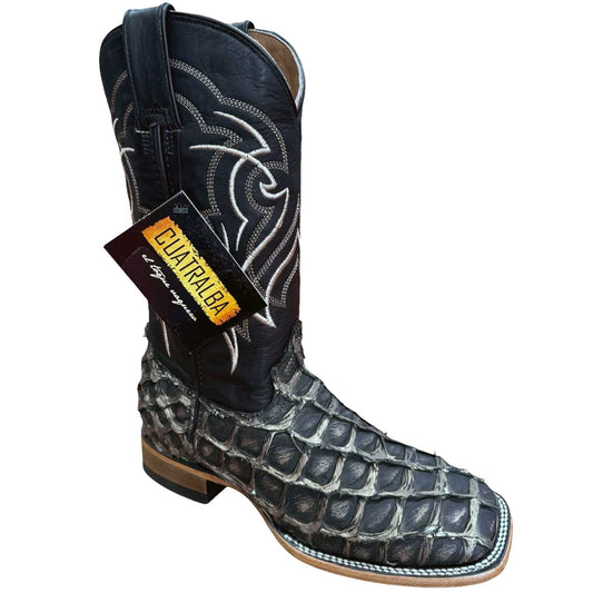 Botas Cuatralba Pescado Old Negro H-63 cj 902