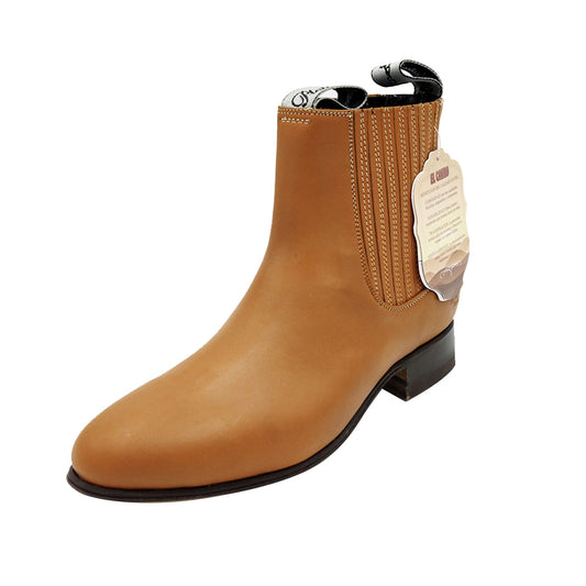 El Canelo Botin Charro Atanado Oro cj-ORO