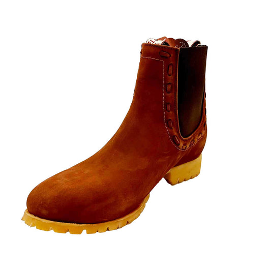 Botin Charro El Canelo Ladrillo Nobuk cj dk