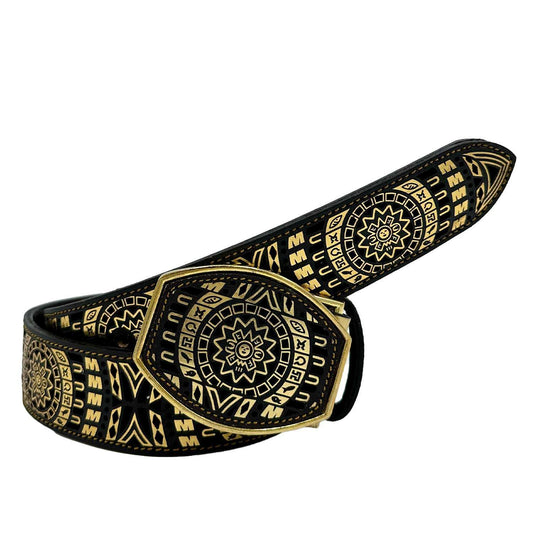 Cinturon Calendario Maya Oro