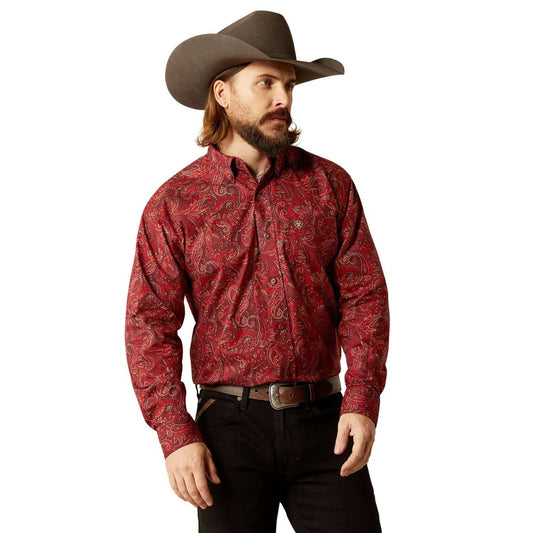 Camisa Ariat Jaydon Red 10053898