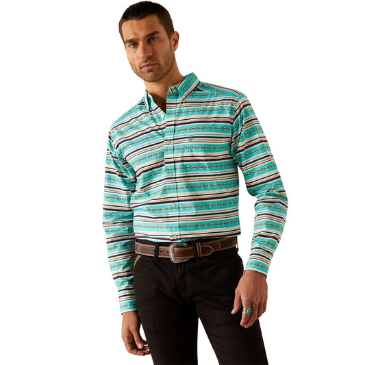 Camisa Ariat Jimmie Turquesa 10054693