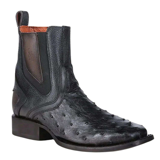 Botines Cuadra Avestruz Negro 3Z2MA1 cj 821