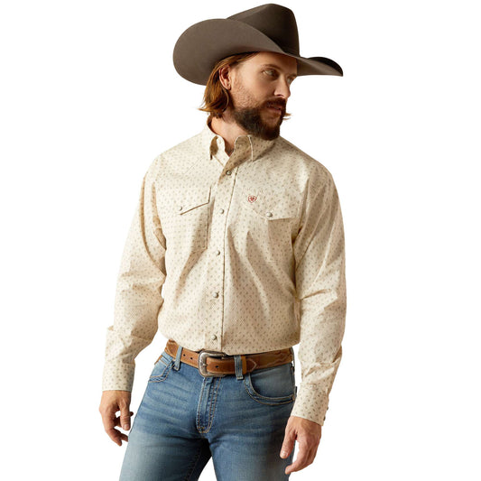 Camisa Ariat Salem Off White 10052619