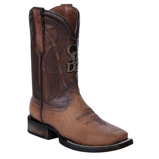 Botas Cuadra Caballero Avestruz Silverado Brandy 4L01AB cj 863