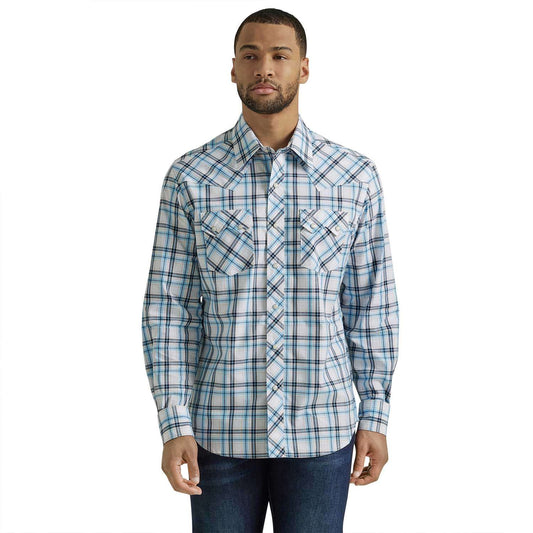 Camisa Wrangler Pocket Azul 112347290