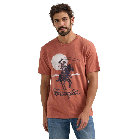 Playera Wrangler Vaquero Naranja 112350030