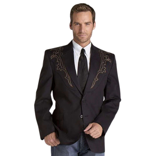 Blazer Vaquero Circle S Bordado Negro CC65A-25-41