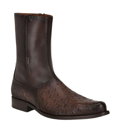 Botas Franco Cuadra Avestruz Cafe Oscuro 827AVTS cj 654