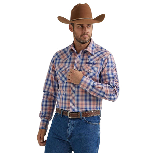 Camisa Wrangler Logo Rosa 112346223