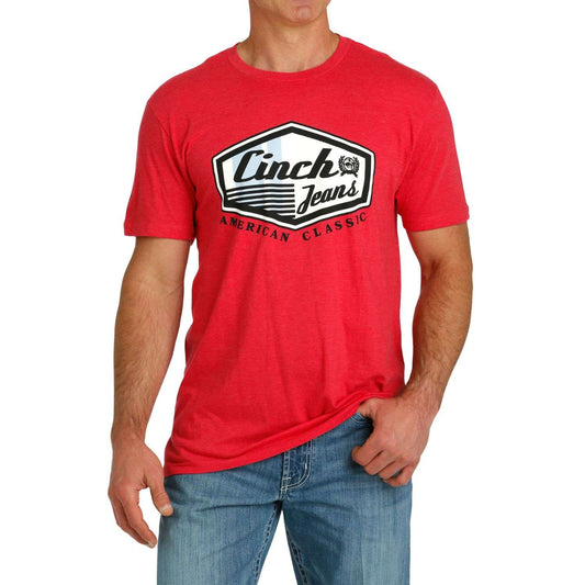 Playera Cinch Jeans Roja MTT1690624