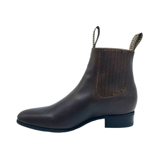 Botín Charro Graso Café Claro 1100 cj 101