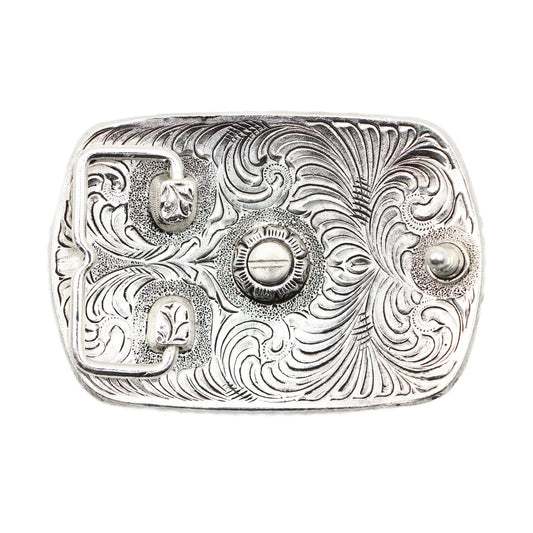 AndWest Hebilla Texas Scrolled Rectangle RC010