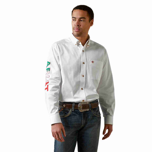 Ariat Camisa Logo Mexico White 10040911
