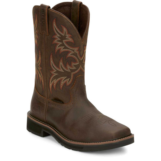Justin Work Driller Café Steel Toe SE4682