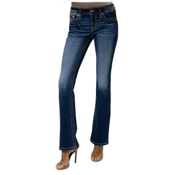Miss Me Jeans Mid-Rise BootCut Brenda M9363BV