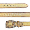 Miniatura de Ostrich Square Belt Flame Orix Honey CV464A1