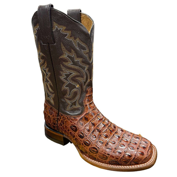 Cuatralba Imitation Crocodile Brown Boots H62 cj 316