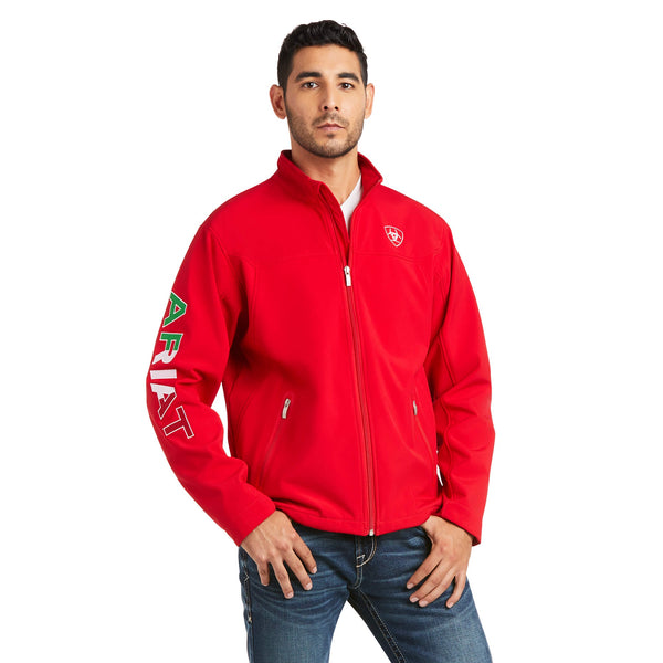 Chamarra Ariat Mexico Roja Waterproof 10033525