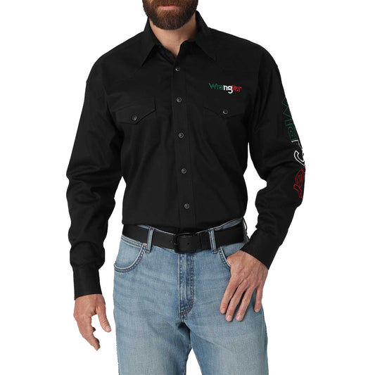 Wrangler Camisa Logo México Black 112317124