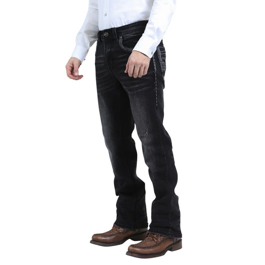 Jeans Platini Holt Black Slim Boot-Cut PHD10760
