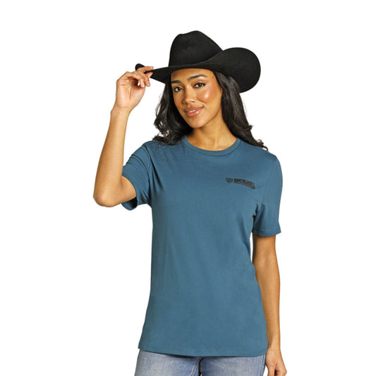 Rock &amp; Roll Longhorn Skull Unisex T-Shirt BU21T07854