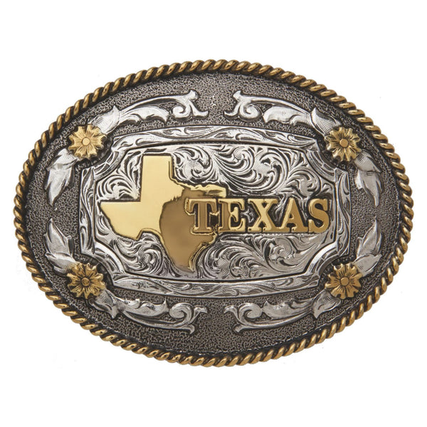 AndWest Hebilla Oval Texas State 530-804M