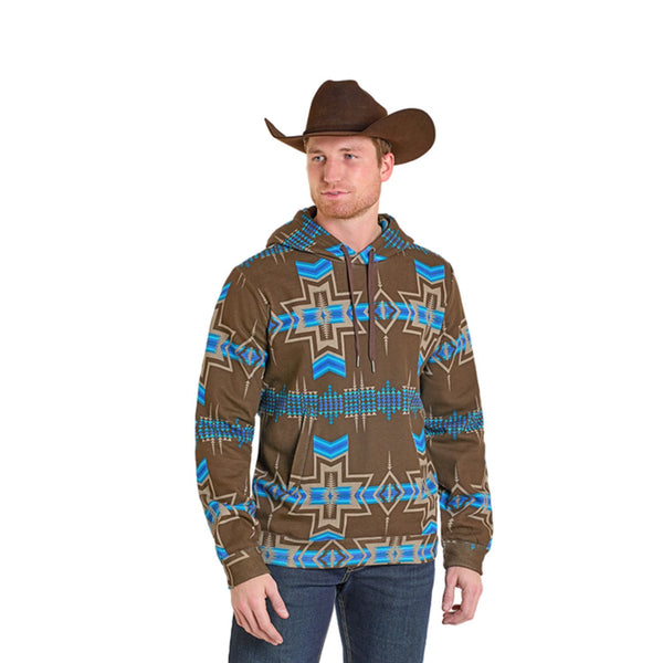 Rock & Roll Hoodie Aztec Dark Brown BM94T07707