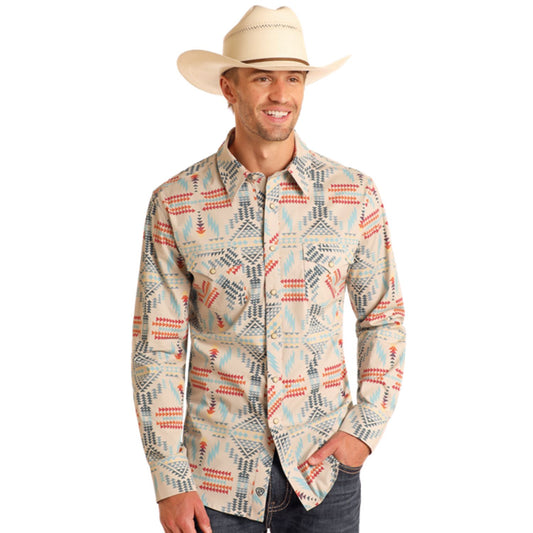 Camisa Rock & Roll Aztec Natural BMN2S05847