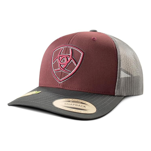 Cachucha Ariat Escudo Vino A300091909