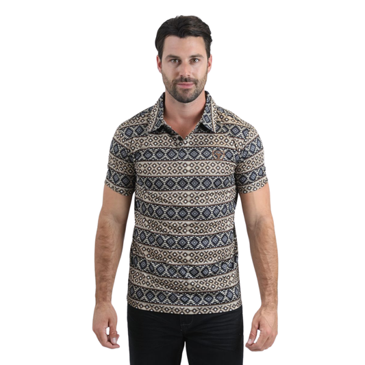 Polo Platini Aztec Blcak PGP11012