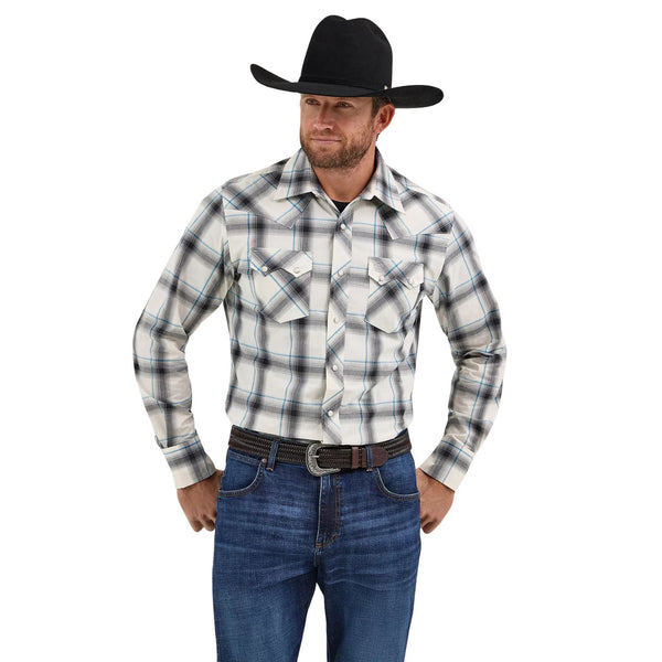 Camisa Wrangler Retro Cream Contrast 112369552