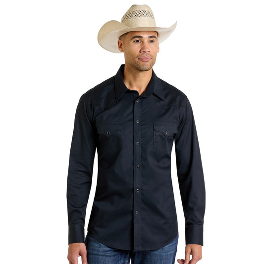 Rock &amp; Roll Slim Fit Shirt Black BMN2S05132