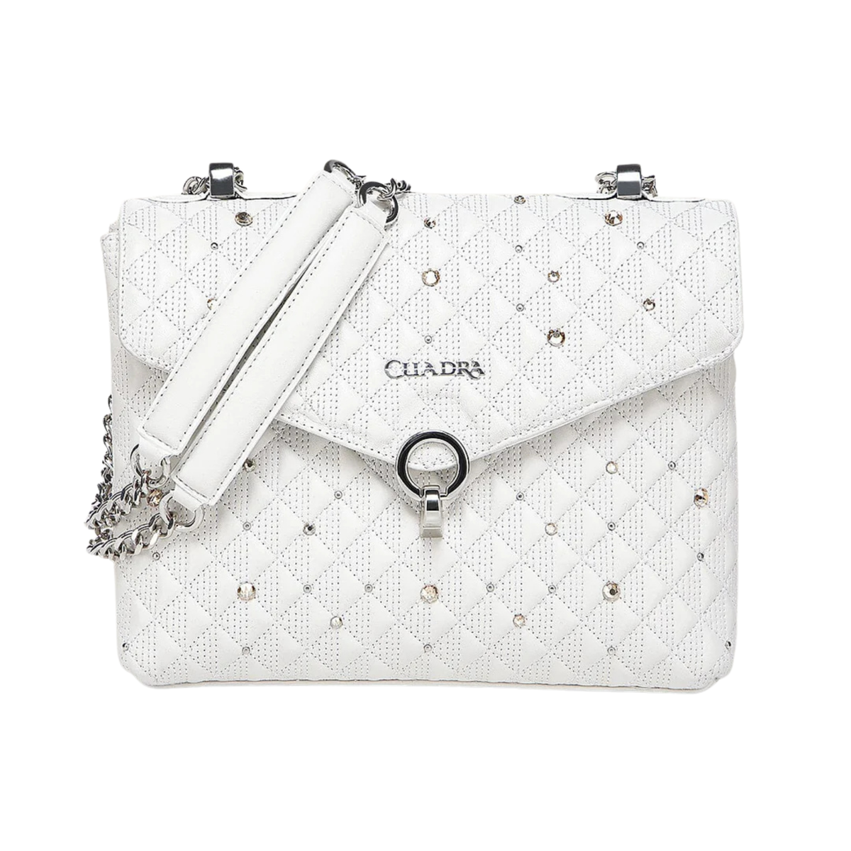 Bolso Cuadra White Crystals BOD0LRS