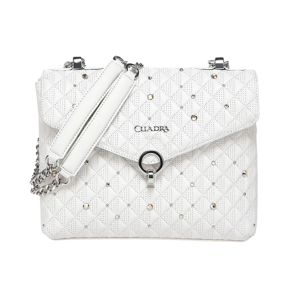 Bolso Cuadra White Crystals BOD0LRS