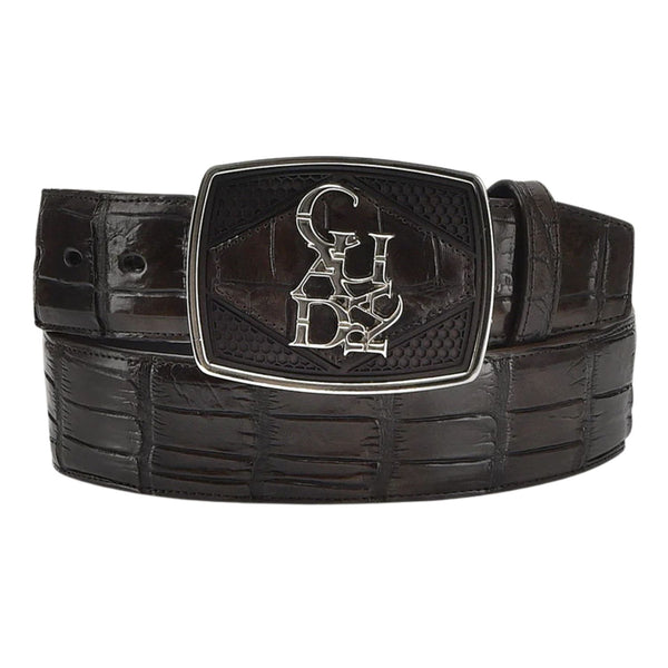 American Crocodile Empire Square Belt Moka CV500AL