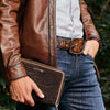 Miniatura de Cuadra Diamond Cafe Maverick Belt CV397PI