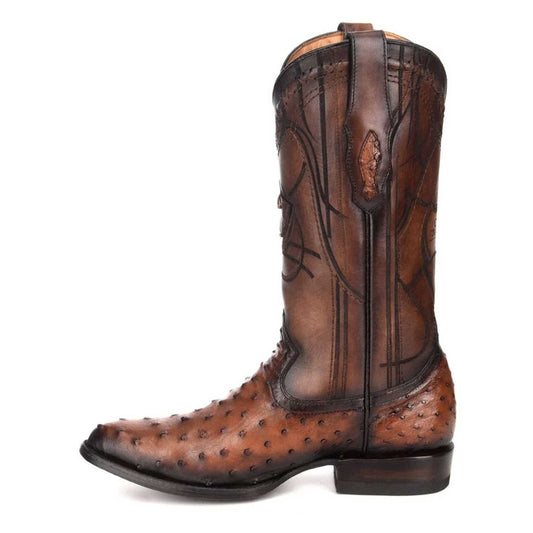 Botas Cuadra Avestruz Moroni Castaño 2C1NA1 Cj 37