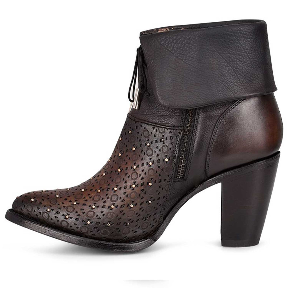 Botines Cuadra Dama Crust Black & Brown 3F87RS cj CBB