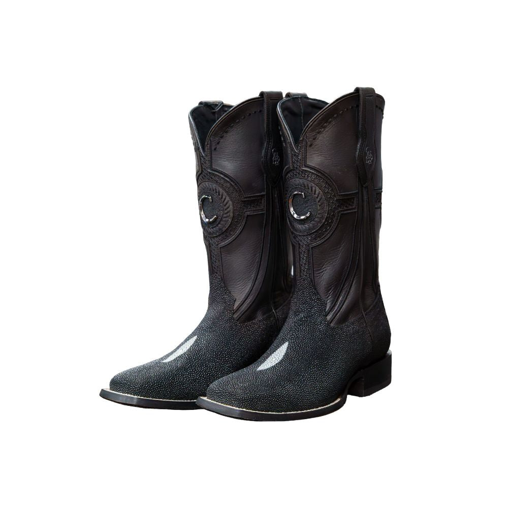 Cuadra White Spot Black Boot 3Z2YMA cj MA