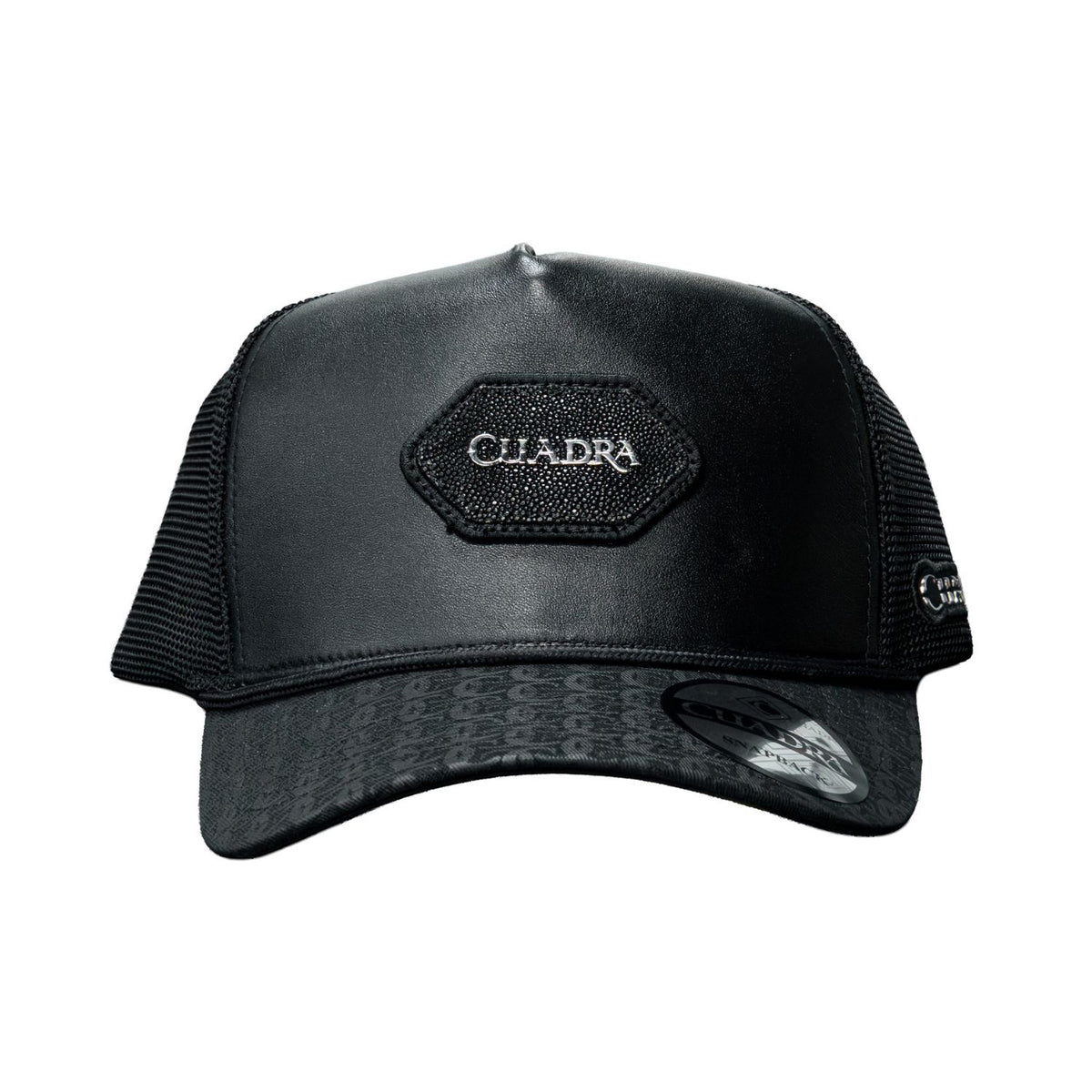 Cuadra Black White Spot Patch Cap CP006