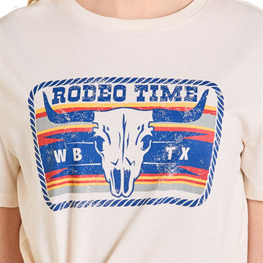 Rock &amp; Roll Unisex T-Shirt Rodeo White BU21T07865