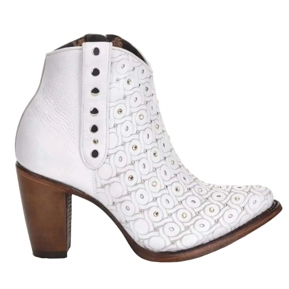 Botin Cuadra Dama Barcelona Blanco 3F65RS cj 82