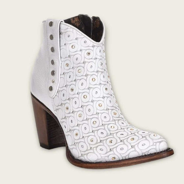 Cuadra Women's Boot Barcelona White 3F65RS cj 82