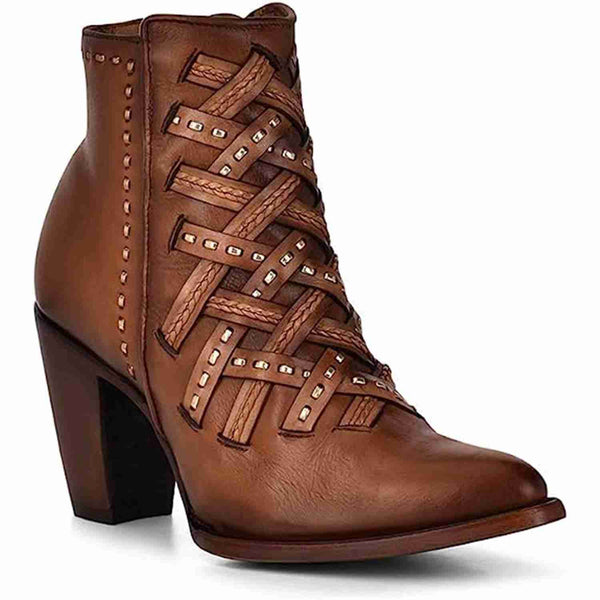 Botin Cuadra Dama Toledo Castaño 3F76RS cj LER