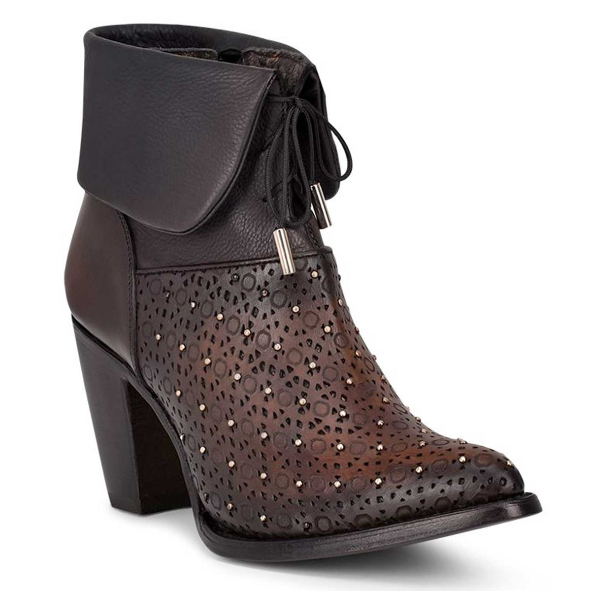 Botines Cuadra Dama Crust Black & Brown 3F87RS cj CBB