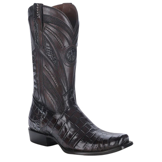 Cuadra Imperio Crocodile Belly Moka Boots 1J2WAL cj 816