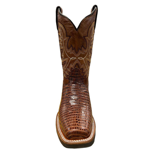 Botas Cuatralba Imit. Lizard Cafe Claro H59 cj 311
