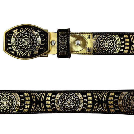 Cinturon Calendario Maya Oro